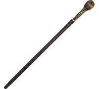 Bristol Novelty Canne de marche unie avec motif de serpent BN1428 (taille unique) (Noir/Bronze)
