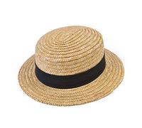 Bristol Novelty Canotier en paille, Unisex Adult, BH126, Beige, taille unique Halloween