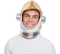 Bristol Novelty - Casque ASTRONAUTE (Taille unique) (Blanc) - UTBN481 Blanc