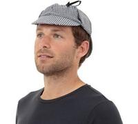 Bristol Novelty - Casquette SHERLOCK - Adulte (Taille unique) (Noir / blanc) - UTBN848 Noir / Blanc G