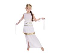 Bristol Novelty Ltd - Costume de Grecque CC347 - blanc - Taille L (8-10 ans) - Halloween/Carnaval
