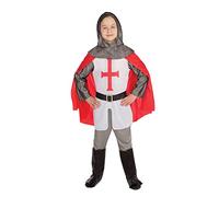 Bristol Novelty CC788 Costume de Chevalier Roi-Lion, Taille S (110-122cm) Multicolore