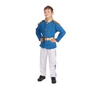 Bristol Novelty – Costume CC992 de prince – Blanc – Taille 4-6 ans