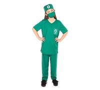 Bristol Novelty CF239S Costume de vétérinaire pour enfant, fille ou garçon, vert