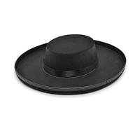 Bristol Novelty- Chapeau de Bandit en Feutre, BH177, Noir, Taille Unique