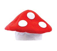 Bristol Novelty Ltd – Chapeau Champignon – Adulte – Taille unique – Rouge/blanc