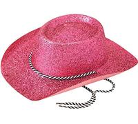 Bristol Novelty Chapeau de cowboy pailleté unie pour adulte BN2076 (taille unique) (Rose)