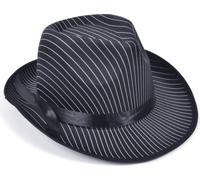 Bristol Novelty - Chapeau GANGSTER - Adulte (Taille unique) (Noir) - UTBN304 Noir
