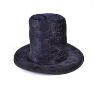 Bristol Novelty- Chapeau Haut-de-Forme en Velours Noir pour Enfant, BH560, Taille Unique