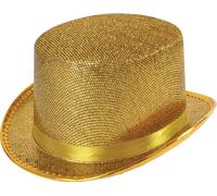 Bristol Novelty - Chapeau haut de forme pour femme et homme BN2996 (taille unique) (Or)