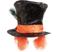 Bristol Novelty - Chapeau haut de forme unie - costume BN522 (taille unique) (marron/orange)