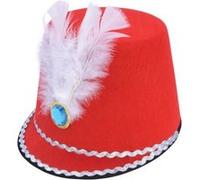Bristol Novelty - Chapeau MAJORETTE - Femme (Taille unique) (Rouge) - UTBN524 Rouge