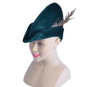 Bristol Novelty- Chapeau Robin des Bois Feutre Doux Hood, BH531, Vert, Taille Unique Halloween