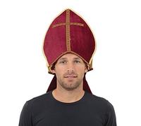 Bristol Novelty BH626 Mitre, pour Homme, Rouge, Taille Unique Halloween