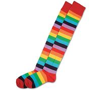 Vif Clown Cirque Chaussettes pour Adultes - Fun Multi-Coloré Accessoire Costume