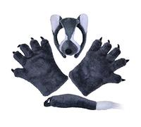 Bristol Novelty Childrens Wolf Costume Set Three Piece