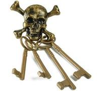 Bristol Novelty - Clés PIRATE - (Taille unique) (Or) - UTBN2235 Or