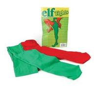 Bristol Novelty - Collant ELFE - Adulte (Taille unique) (Rouge / vert) - UTBN547 Rouge / Vert G
