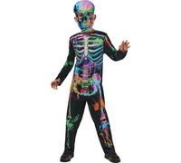 Bristol Novelty - Costume "Bonesky" - Enfants BN6115 (128) (Multicolore)