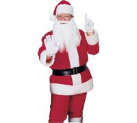 Bristol Novelty - Costume "Classic" design de Noël - Hommes BN5535 (Taille unique) (Rouge/Blanc)