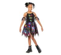 Bristol Novelty - Costume d’araignée scintillante, 5-6 ans Halloween