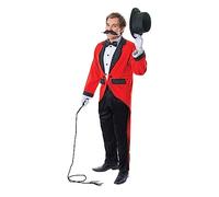 Bristol Novelty Costume de Monsieur Loyal, AC163, Red, 44-inch Halloween, Carnaval
