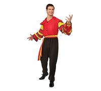 Bristol Novelty Costume de Rumba pour Homme. Adulte, Uni, AC626, Black, Taille Unique Halloween