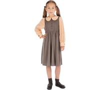 Bristol Novelty Costume d'écolière victorienne BN1460 (S) (Orange/Brun)