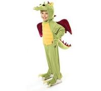 Bristol Novelty - Costume DRAGON - Enfant (L) (Vert/jaune/rouge) - UTBN435 Vert/jaune/rouge G