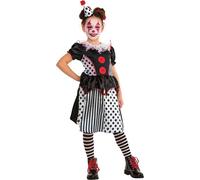 Bristol Novelty - Costume - Fille BN6146 (128) (Noir/Blanc/Rouge)