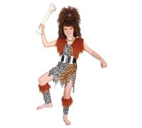 Bristol Novelty - Costume fille des caverne - Enfant (L) (Multicolore) - UTBN1246 Multicolore