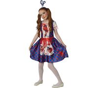 Bristol Novelty - Costume - Filles BN5544 (146-152) (Bleu marine/blanc)