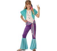 Bristol Novelty - Costume "Hippy" - Fille BN5263 (XL) (Coloré)