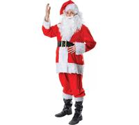 Bristol Novelty - Costume homme/femme unie BN2898 (taille unique) (Rouge/Blanc)