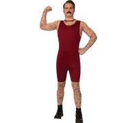 Bristol Novelty - Costume "homme tatoué" pour homme BN2894 (XL) (Rouge)
