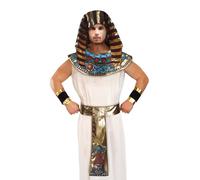 Bristol Novelty – Costume Pharaon pour Adulte – Taille unique – Or/Noir/Bleu/Rouge