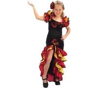 Bristol Novelty - Costume RUMBA - Enfant (XL) (Noir / rouge / jaune) - UTBN530 Noir / Rouge / Jaune