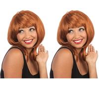 Bristol Novelty Coupe dégradée pour Femme. Roux, BW083, Orange, Taille Unique Halloween (Lot de 2)