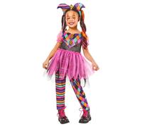 Bristol Novelty - Déguisement HARLEQUIN - Fille (BN6132)