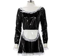 Bristol Novelty-DS017 Tenue de Soubrette, DS017, Blanc Halloween