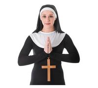 Bristol Novelty Kit de nonne DS028 Noir Taille unique Halloween Carnaval