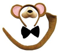 Bristol Novelty DS147 Monkey Set Pack of 1 Child, black and brown, One Size