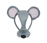 Bristol Novelty Masque de souris EM157 avec effet sonore sur serre-tête – Enfant Unisexe Multicolore