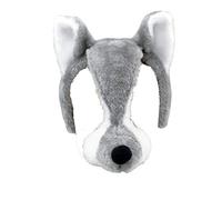 Bristol Novelty-EM253 Serre-tête Masque de Loup avec Effet sonore, EM253, Multicolore, Taille Unique Halloween