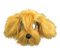 Bristol Novelty EM357 Masque de chien poilu sur serre-tête avec effet sonore, marron, taille unique Halloween