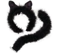 Bristol Novelty - Ensemble de costume de chat - Adulte (Taille unique) (Noir) - UTBN1230 Noir G