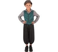 Bristol Novelty - Ensemble de déguisement "Victorian" pour garçon BN3006 (M) (Vert/Gris/Noir)