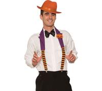 Bristol Novelty - Ensemble ruban et bretelles Halloween BN6165 (taille unique) (Coloré)