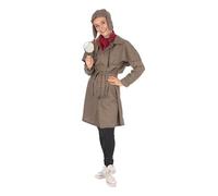 Bristol Novelty Femme détective taille M, Women, AF171M, Brown, M Halloween, Carnaval