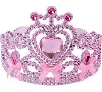 Bristol Novelty Femme Tiara en pierre artificielle avec mailles BN2278 (taille unique) (Rose)